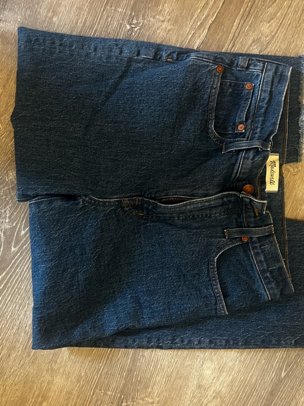 Madewell the perfect vintage straight crop jeans